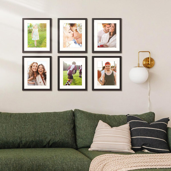Ebern Designs 10x12 Picture Frame Set Of 5, Display Pictures 7x9 With